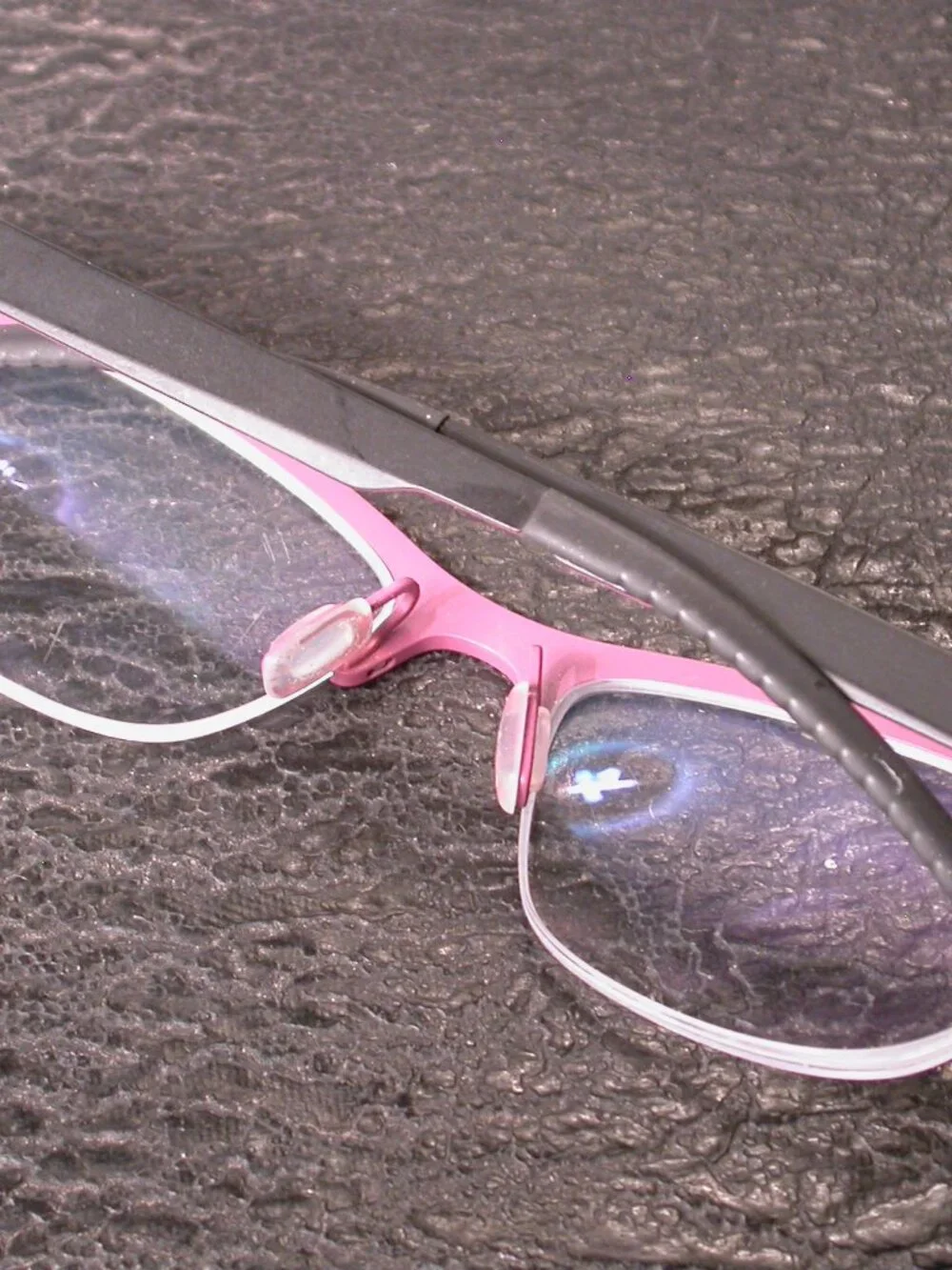 Orgreen Kissy Suzuki Black and Pink Modern Eyeglasses Frames Made in Japan